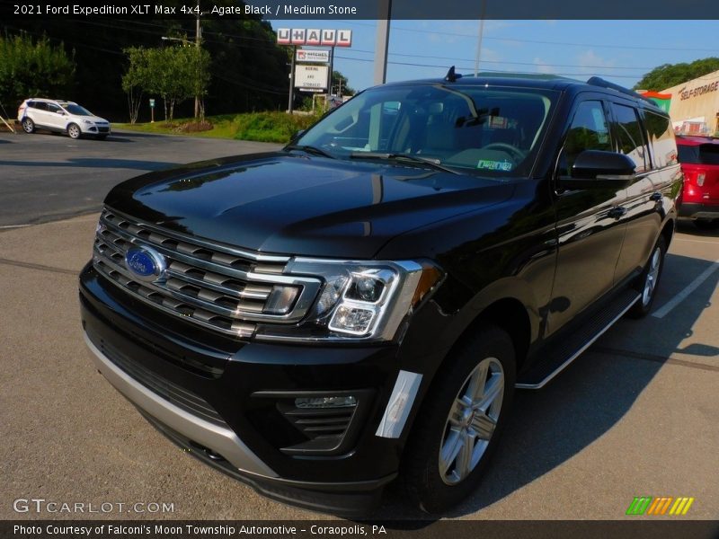 Agate Black / Medium Stone 2021 Ford Expedition XLT Max 4x4