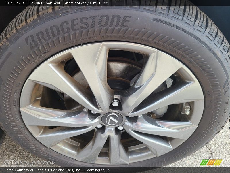 Atomic Silver / Circuit Red 2019 Lexus UX 250h F Sport AWD