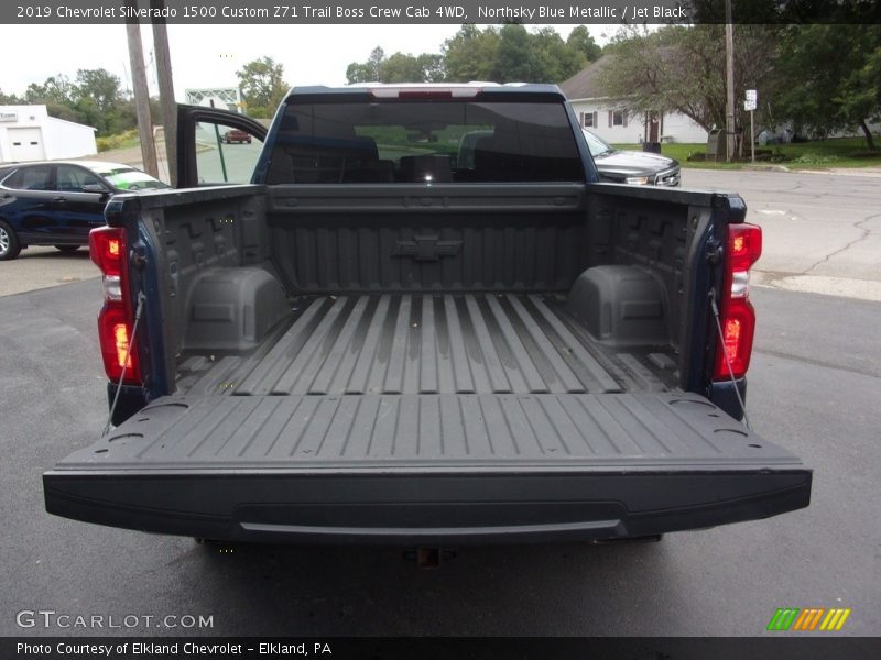 Northsky Blue Metallic / Jet Black 2019 Chevrolet Silverado 1500 Custom Z71 Trail Boss Crew Cab 4WD
