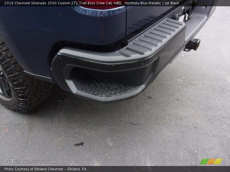 Northsky Blue Metallic / Jet Black 2019 Chevrolet Silverado 1500 Custom Z71 Trail Boss Crew Cab 4WD