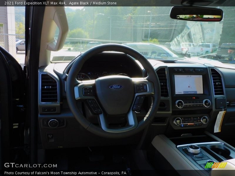 Agate Black / Medium Stone 2021 Ford Expedition XLT Max 4x4