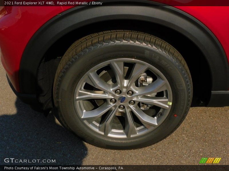 Rapid Red Metallic / Ebony 2021 Ford Explorer XLT 4WD