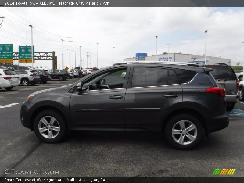 Magnetic Gray Metallic / Ash 2014 Toyota RAV4 XLE AWD