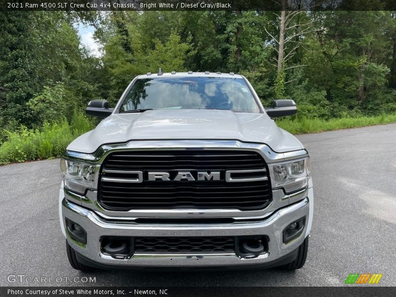 Bright White / Diesel Gray/Black 2021 Ram 4500 SLT Crew Cab 4x4 Chassis
