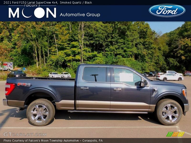 Smoked Quartz / Black 2021 Ford F150 Lariat SuperCrew 4x4