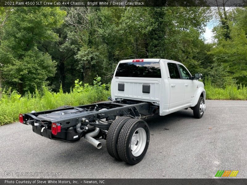 Bright White / Diesel Gray/Black 2021 Ram 4500 SLT Crew Cab 4x4 Chassis