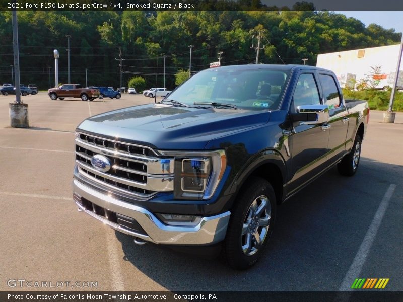 Smoked Quartz / Black 2021 Ford F150 Lariat SuperCrew 4x4