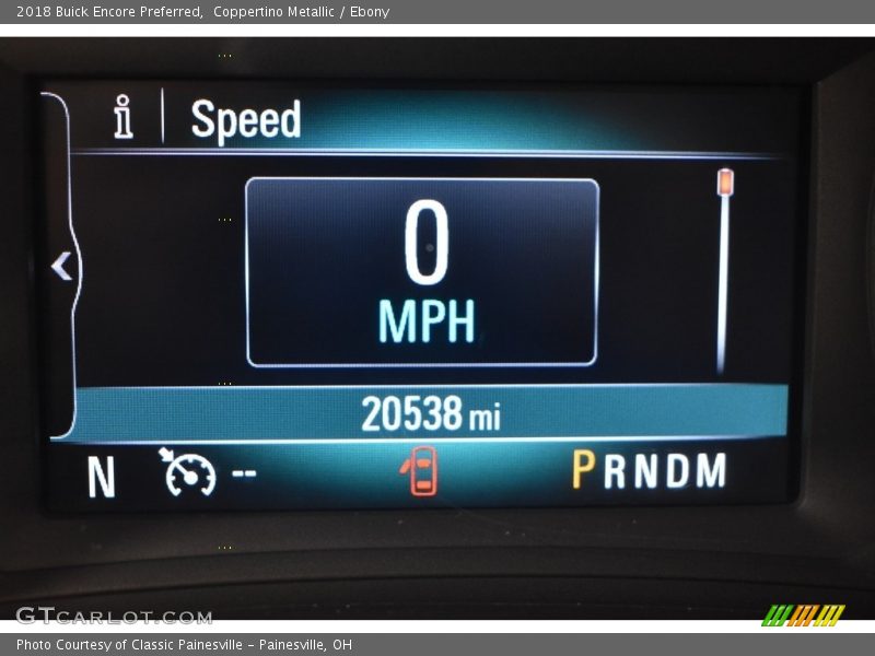 Coppertino Metallic / Ebony 2018 Buick Encore Preferred