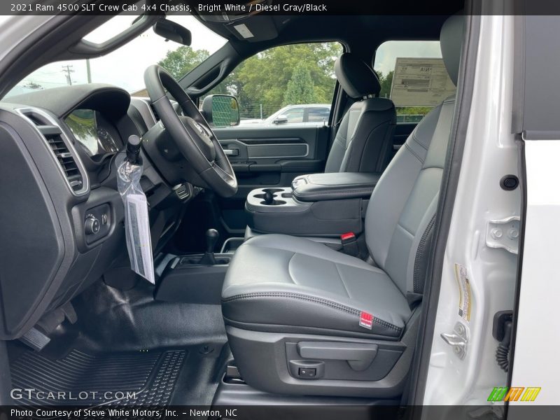 Bright White / Diesel Gray/Black 2021 Ram 4500 SLT Crew Cab 4x4 Chassis