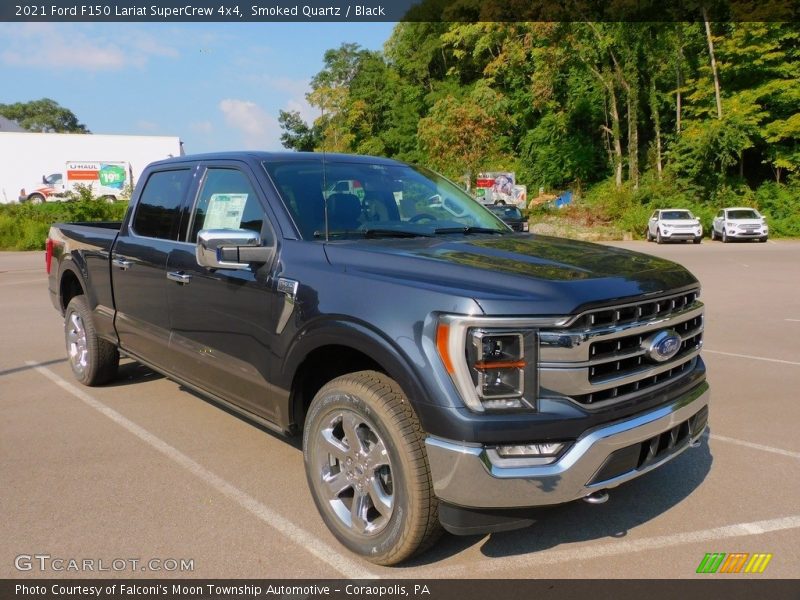 Smoked Quartz / Black 2021 Ford F150 Lariat SuperCrew 4x4