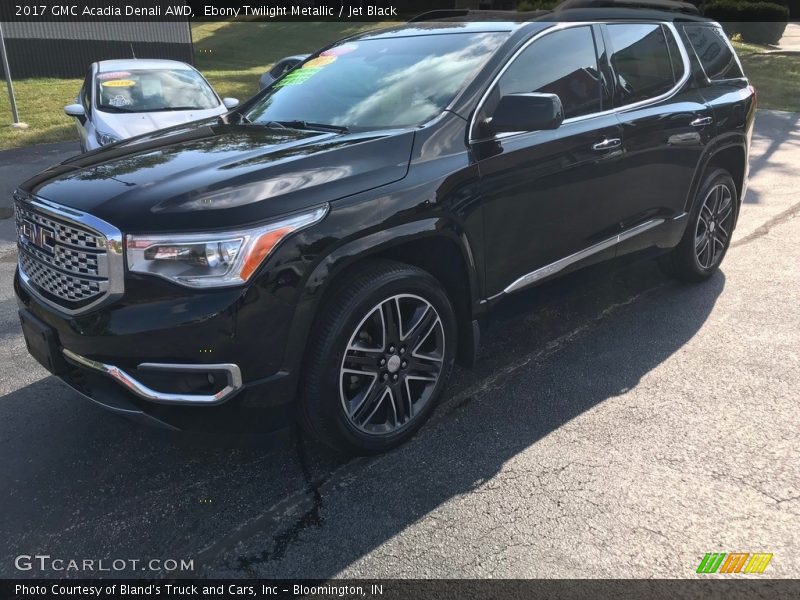 Ebony Twilight Metallic / Jet Black 2017 GMC Acadia Denali AWD