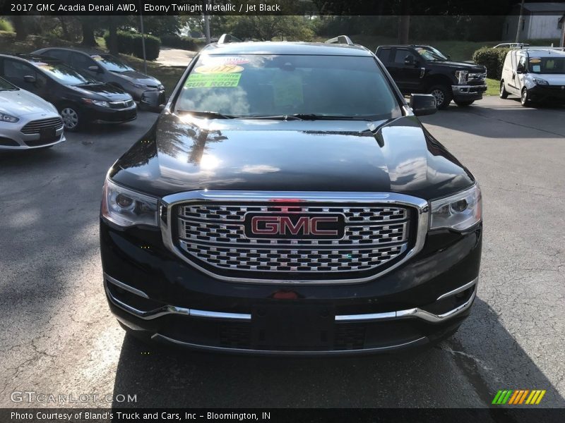 Ebony Twilight Metallic / Jet Black 2017 GMC Acadia Denali AWD
