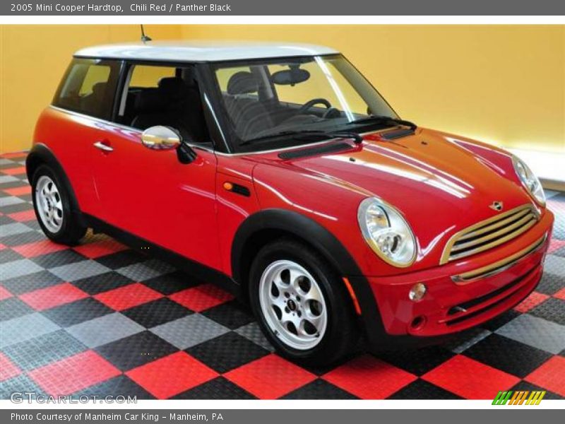 Chili Red / Panther Black 2005 Mini Cooper Hardtop