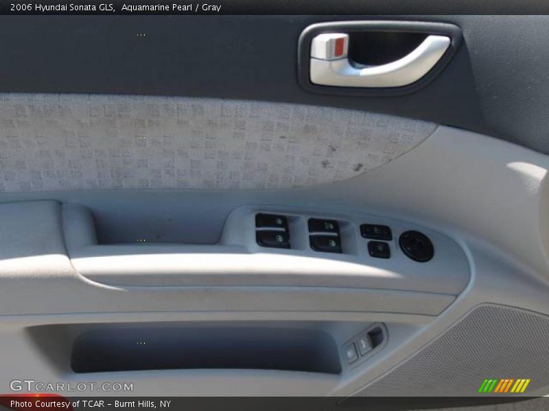 Aquamarine Pearl / Gray 2006 Hyundai Sonata GLS