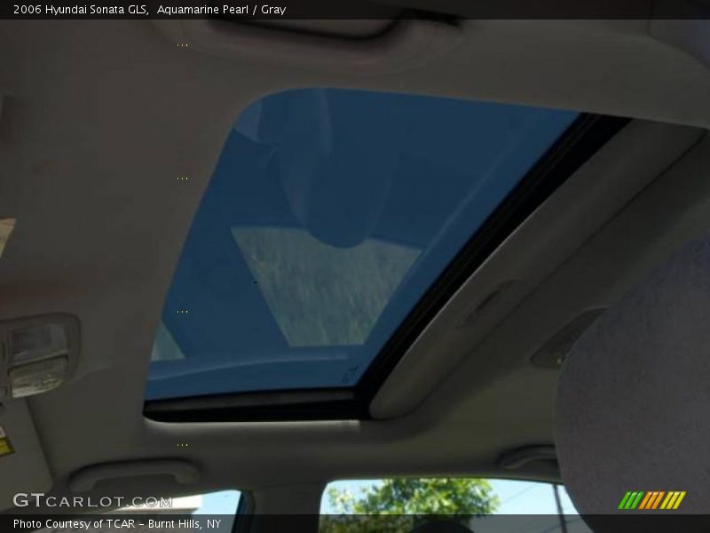 Aquamarine Pearl / Gray 2006 Hyundai Sonata GLS