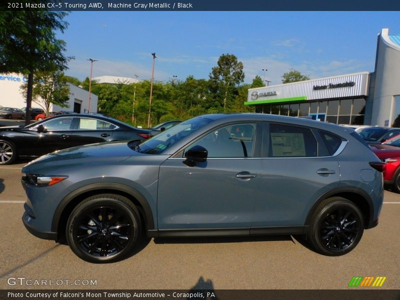 Machine Gray Metallic / Black 2021 Mazda CX-5 Touring AWD