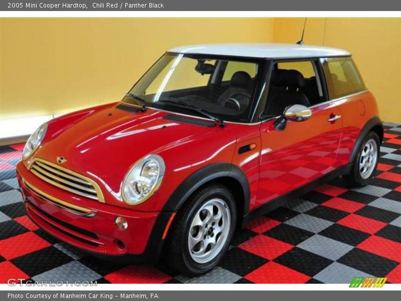Chili Red / Panther Black 2005 Mini Cooper Hardtop