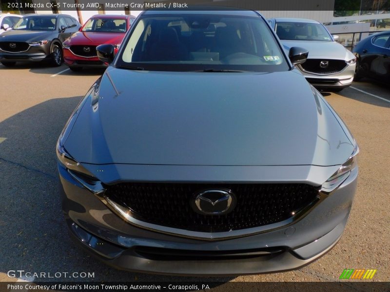 Machine Gray Metallic / Black 2021 Mazda CX-5 Touring AWD