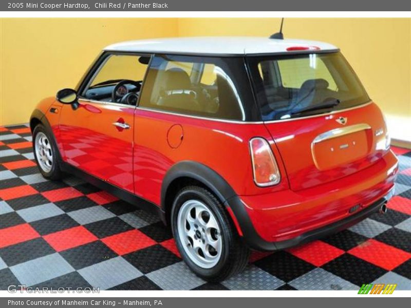 Chili Red / Panther Black 2005 Mini Cooper Hardtop