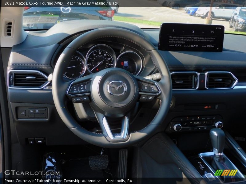 Machine Gray Metallic / Black 2021 Mazda CX-5 Touring AWD