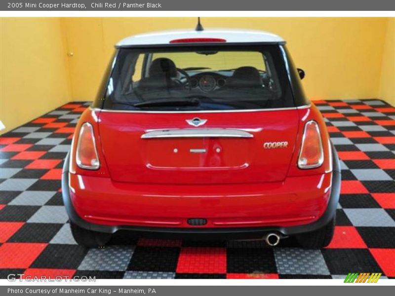 Chili Red / Panther Black 2005 Mini Cooper Hardtop