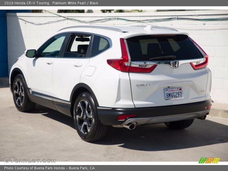 Platinum White Pearl / Black 2019 Honda CR-V Touring
