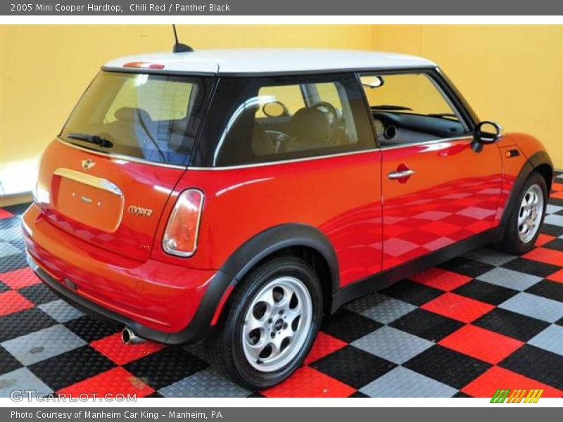 Chili Red / Panther Black 2005 Mini Cooper Hardtop