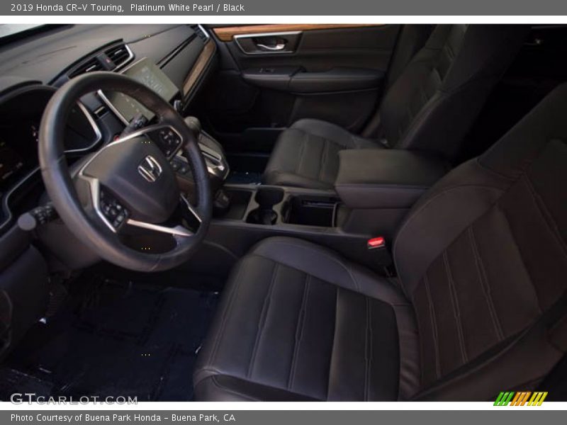 Platinum White Pearl / Black 2019 Honda CR-V Touring