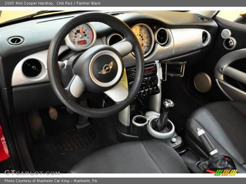 Chili Red / Panther Black 2005 Mini Cooper Hardtop