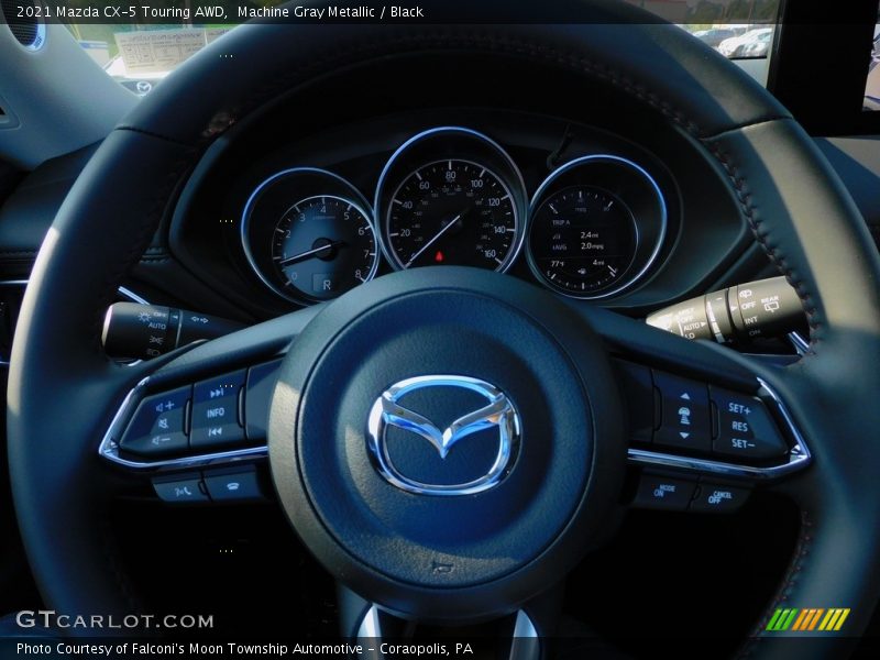 Machine Gray Metallic / Black 2021 Mazda CX-5 Touring AWD