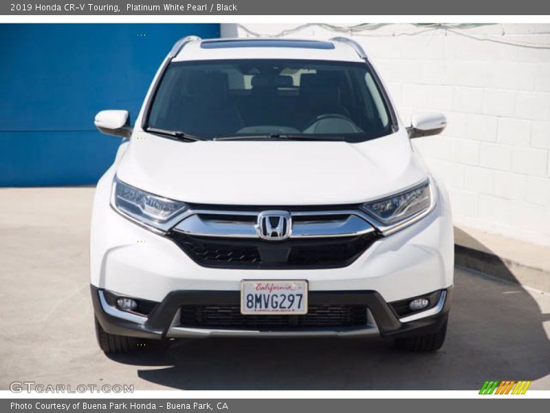 Platinum White Pearl / Black 2019 Honda CR-V Touring