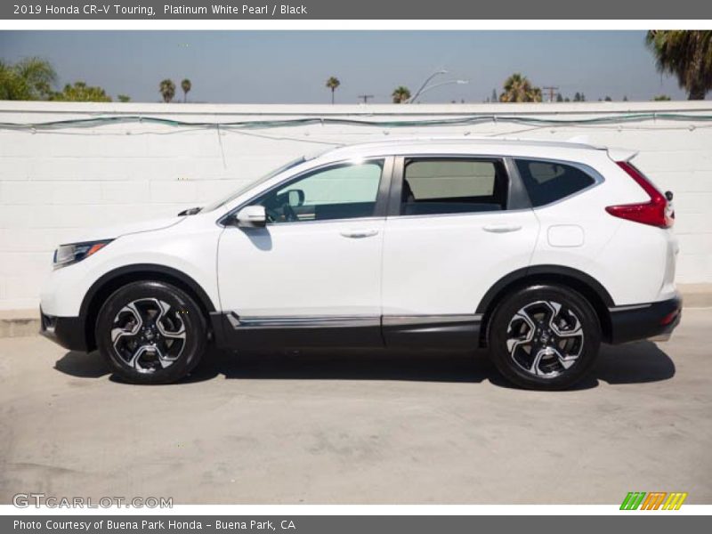 Platinum White Pearl / Black 2019 Honda CR-V Touring