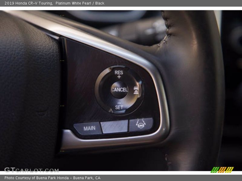 Platinum White Pearl / Black 2019 Honda CR-V Touring