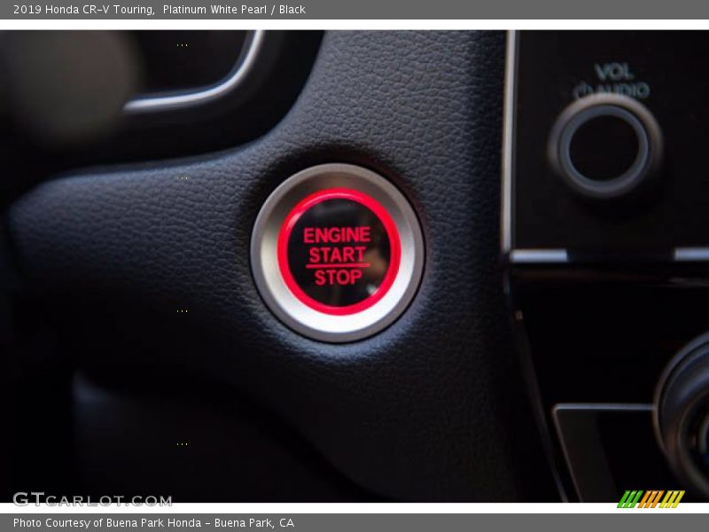 Platinum White Pearl / Black 2019 Honda CR-V Touring