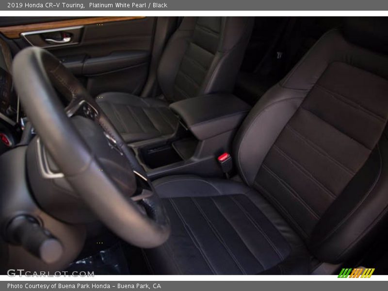 Platinum White Pearl / Black 2019 Honda CR-V Touring