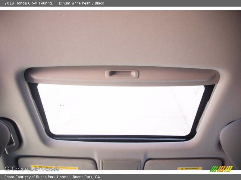 Platinum White Pearl / Black 2019 Honda CR-V Touring