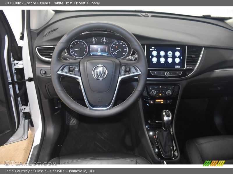 White Frost Tricoat / Ebony 2018 Buick Encore Essence