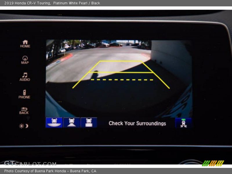 Platinum White Pearl / Black 2019 Honda CR-V Touring