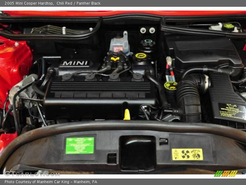 Chili Red / Panther Black 2005 Mini Cooper Hardtop