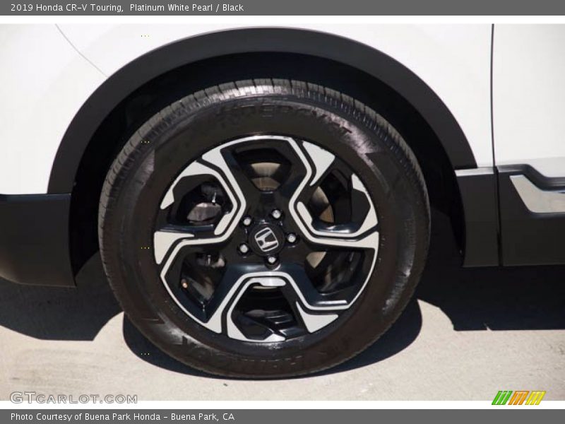 Platinum White Pearl / Black 2019 Honda CR-V Touring