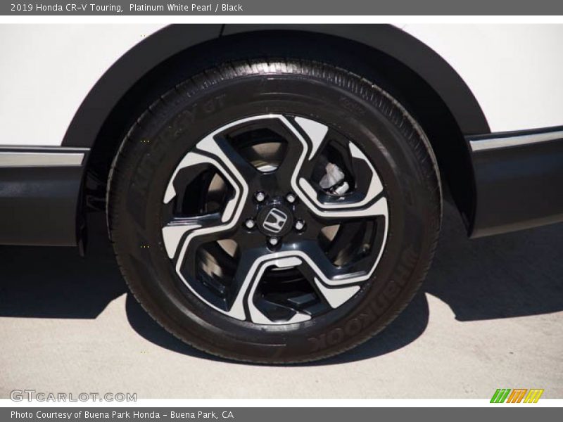 Platinum White Pearl / Black 2019 Honda CR-V Touring