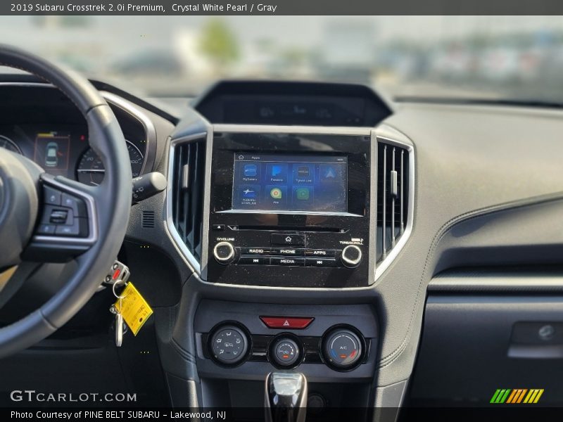 Crystal White Pearl / Gray 2019 Subaru Crosstrek 2.0i Premium