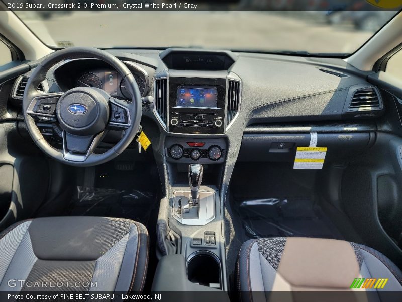 Crystal White Pearl / Gray 2019 Subaru Crosstrek 2.0i Premium
