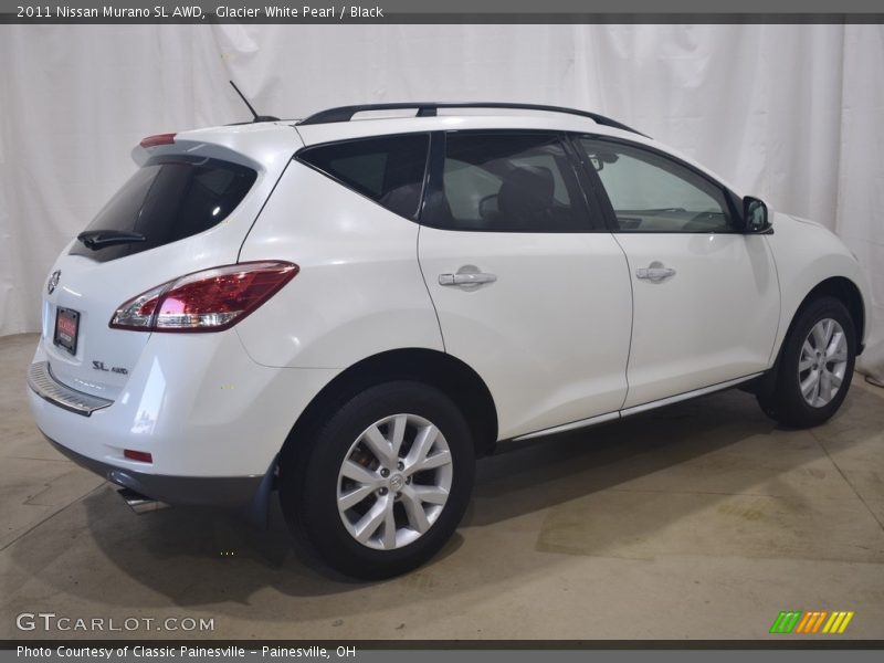 Glacier White Pearl / Black 2011 Nissan Murano SL AWD