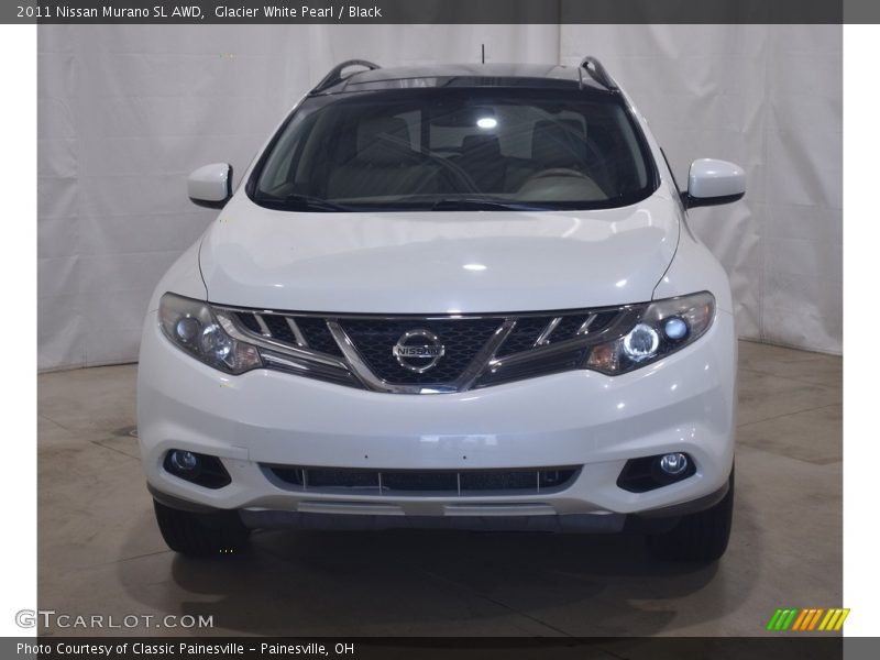 Glacier White Pearl / Black 2011 Nissan Murano SL AWD