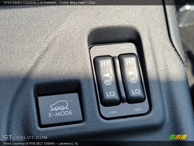 Crystal White Pearl / Gray 2019 Subaru Crosstrek 2.0i Premium