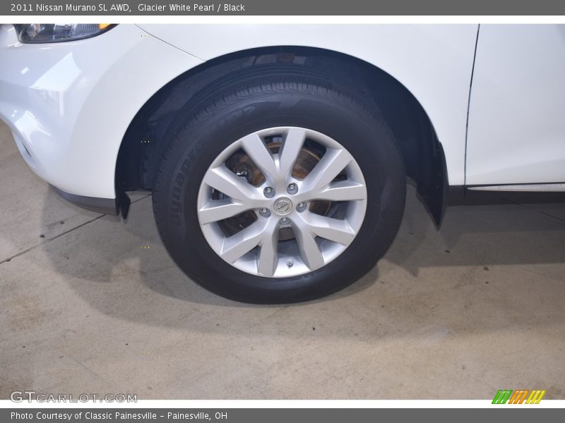 Glacier White Pearl / Black 2011 Nissan Murano SL AWD