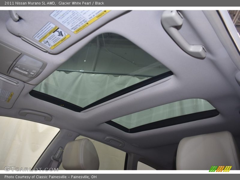 Glacier White Pearl / Black 2011 Nissan Murano SL AWD