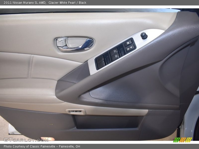 Glacier White Pearl / Black 2011 Nissan Murano SL AWD