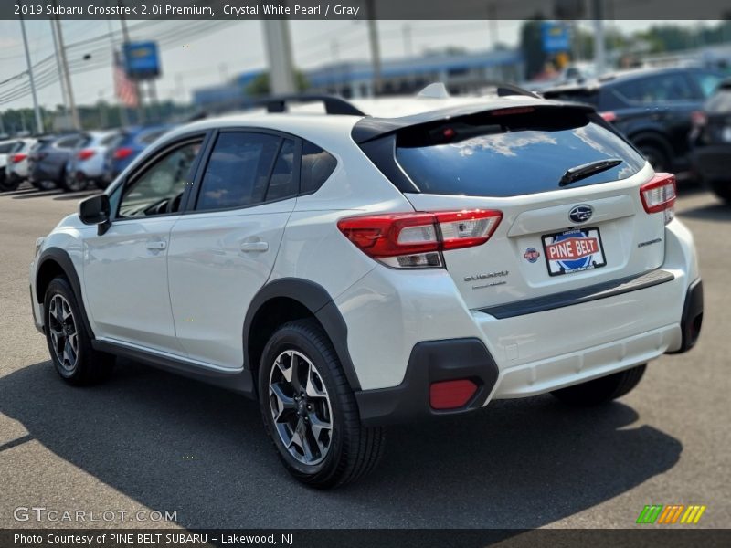 Crystal White Pearl / Gray 2019 Subaru Crosstrek 2.0i Premium